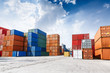 © ABCDstock - industrial port with containers