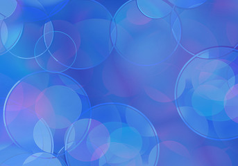 Wall Mural - Colorful circles of light abstract background