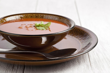 Poster - bowl of tomato soup