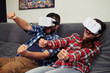 © ArtFamily - Couple racing game using virtual reality headset