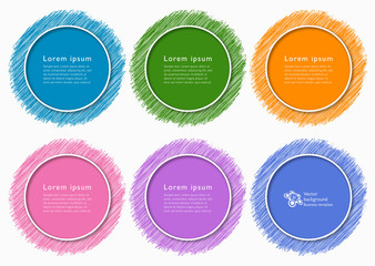 Wall Mural - banner and label design_pastel texture #vector graphics