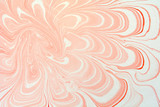 Fototapeta Desenie - Antique Marbled Paper Background, ebru art.
