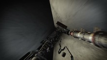 Seamless Looping 3D Animation Of A Dark Tunnel With Rusty Pipelines
