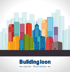 Sticker - building icon  design 