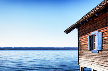 Old Wooden Boathouse