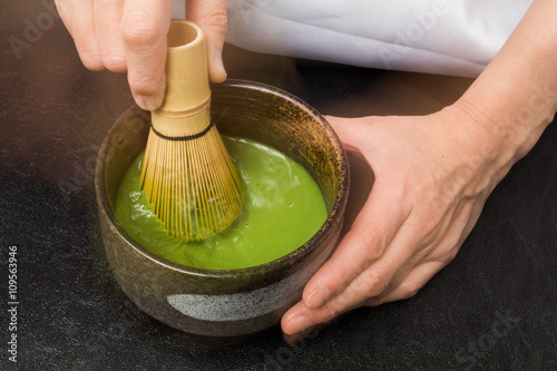 Fotografie, Obraz 茶道の作法 style beauty of tea ceremony Japan