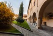 Il chiostro della Canonica, Palazzo vescovile, Novara, Piemonte, Italia