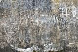 Fototapeta Młodzieżowe - Wall background with graffiti