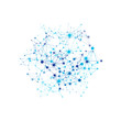 © milosdizajn - Global Network On White Background - Vector Illustration, Graphic Design. Point And Curve Constructed The Sphere
