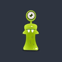 Sticker - Green One-eyed Alien