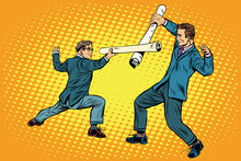 Businessmen Fencing Competition Ideas