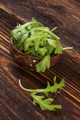 Canvas Print - Fresh arugula salad.