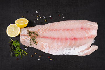 Canvas Print - Luxurious perch fillet.