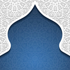 Wall Mural - Abstract background with traditional ornament