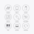 © tanyastock - Tablet PC, USB flash and notebook laptop icons.