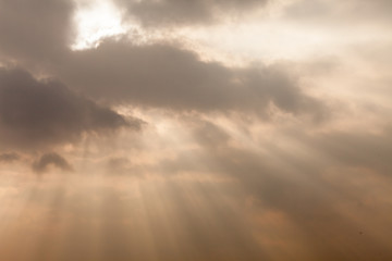 Wall Mural - sky with sun