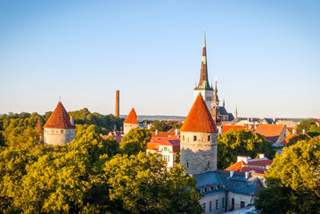 Wall Mural - Tallinn skyline, Estonia