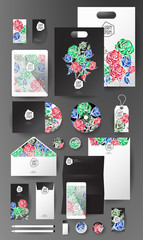 Wall Mural - Abstract  business set. Corporate identity templates