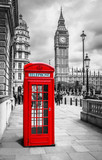 Fototapeta Fototapeta Londyn - Telefonzelle in London