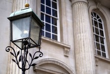 Old-Fashioned Street Lamp, Senate House, Cambridge, England