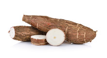 Cassava Isolated On A White Background