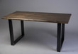 modern loft wooden table studio shot 