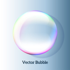 Poster - Transparent soap bubble