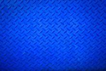 Background Of Blue Metal.