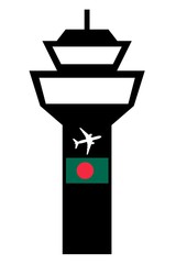 Sticker - Aéroport au Bangladesh