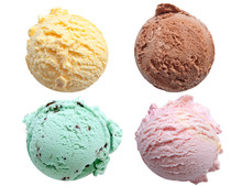 Ice Cream Scoops Flavors