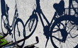 Schatten von Fahrrädern
