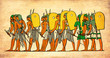 © acrogame - Ancyent Egypt warriors  going to battle