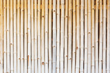 Fototapeta Sypialnia - Old bamboo wall texture background