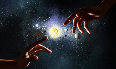 Wall Mural - idea of creation and genesis