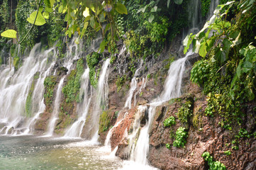 Wall Mural - Chorros de la Calera waterfalls in Juayua, Ruta de las Flores itinerary, El Salvador