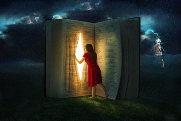 Wall Mural - shelter in the storm