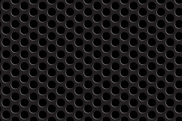 Metal grill seamless pattern