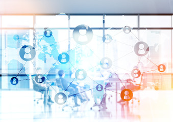 Poster - Social network conference room