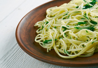 Canvas Print - Spaghetti  al Pesto