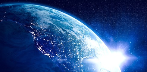 Poster - Aerial view of the Earth