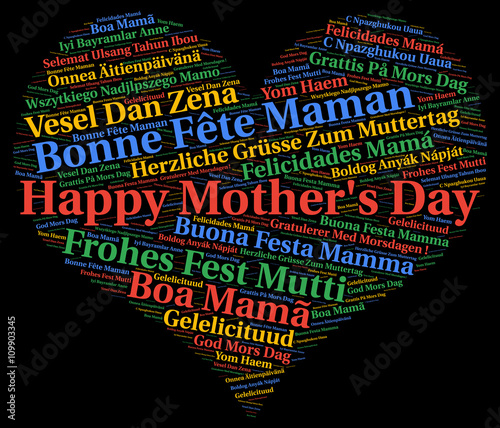 Happy Mother S Day In Different Languages Stock Illustration Adobe Stock Happy Mother S Day In Different Languages Stock Illustration Adobe Stock