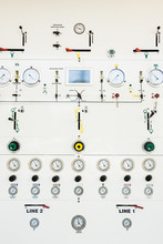 White Hyperbaric Chamber Control Panel