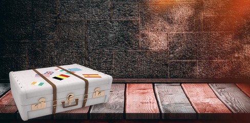 Poster - Composite image of composite image of suitcase