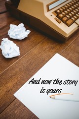 Poster - Composite image of a sentence 