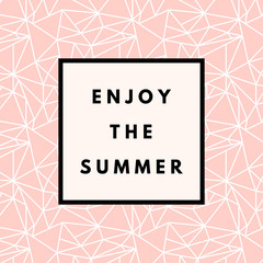 Aufkleber - Summer hipster boho background