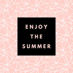 Aufkleber - Summer hipster boho background