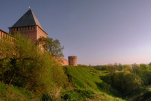 Smolensk Fortress Wall At Dawn
