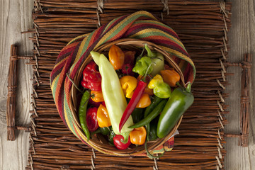 Sticker - a bowl of mexican vegetables