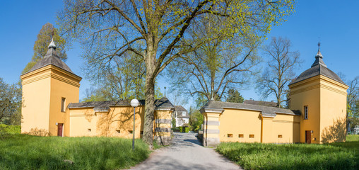 Sticker - Schloss Benrath Düsseldorf Eingangstor zur Orangerie