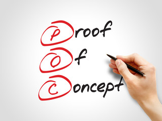 Poster - POC - Proof of Concept, acronym business concept